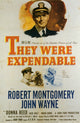 They Were Expendable Movie Poster Print featuring classic film artwork.