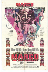 Marco the Magnificent Movie Poster Print showcasing a magician on stage.