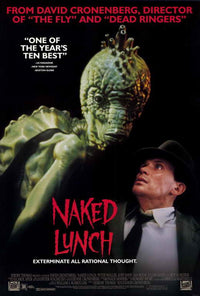 Naked Lunch Movie Poster Print showcasing surreal artwork.