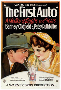 The First Auto Movie Poster Print showcasing vintage automobiles.