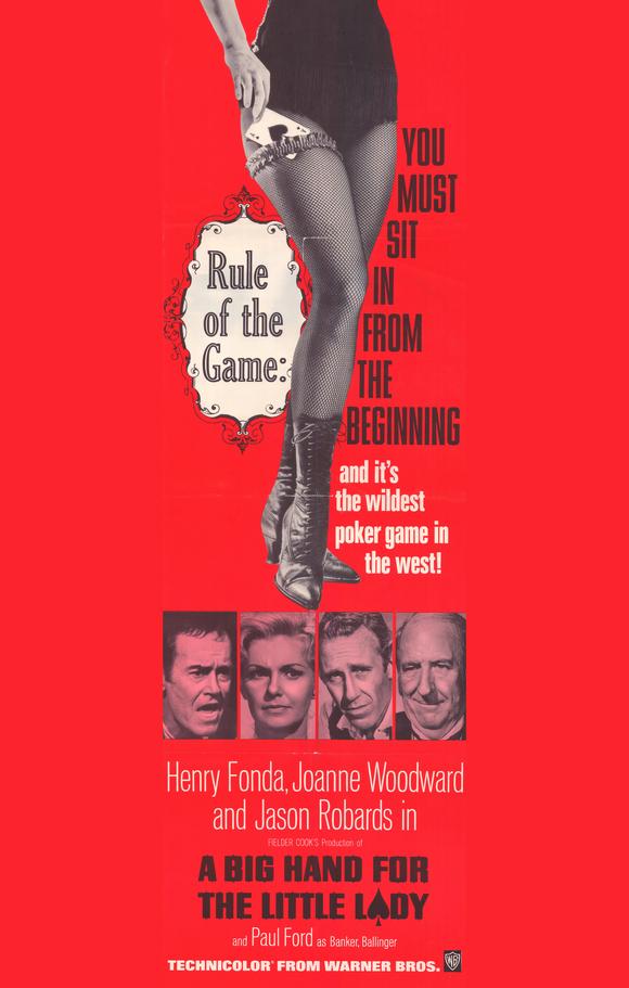A Big Hand for the Little Lady Movie Poster Print featuring classic cinema design.