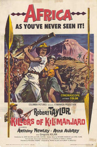Killers of Kilimanjaro Movie Poster Print showcasing dramatic landscapes and cinematic elements.