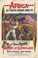 Killers of Kilimanjaro Movie Poster Print showcasing dramatic landscapes and cinematic elements.