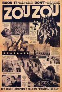 Josephine Baker Movie Poster Print (27x40) | Posterazzi