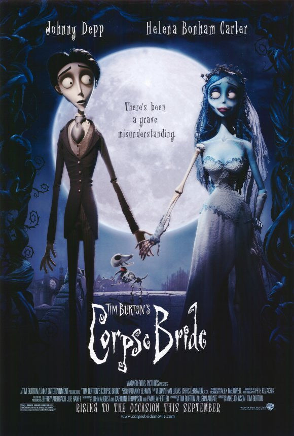 Tim Burton's Corpse Bride Movie Poster Print 27x40