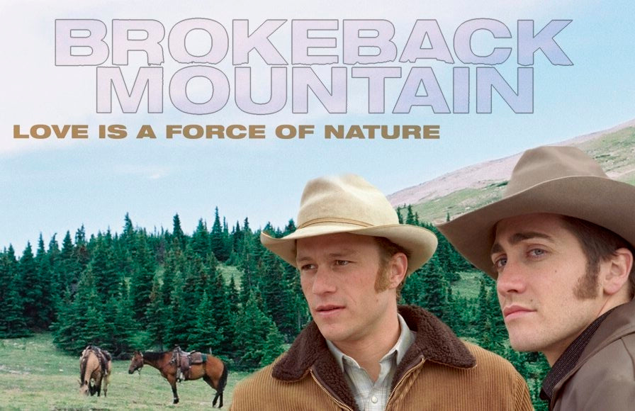 Brokeback Mountain Movie Poster Print showcasing emotional landscape