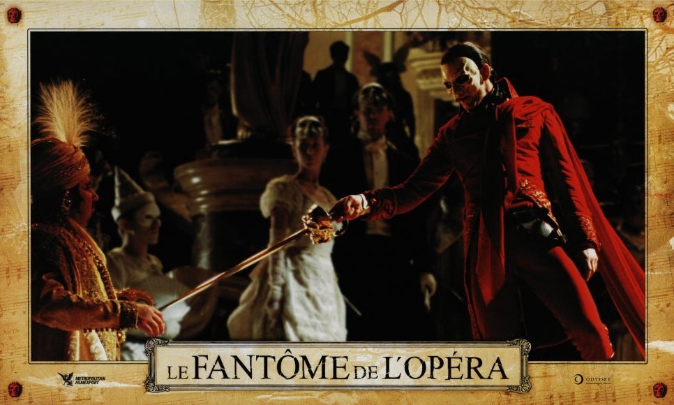 The Phantom of the Opera Movie Poster Print featuring dramatic imagery