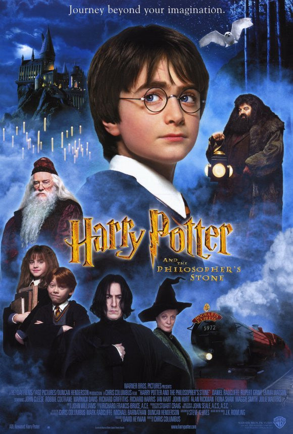Harry Potter and the Sorcerer's Stone Movie Poster Print 27x40