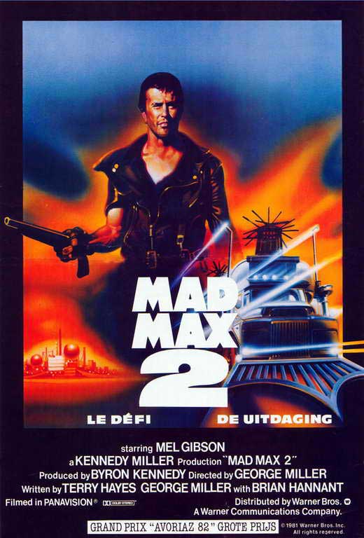 Mad Max 2: The Road Warrior Movie Poster Print showcasing iconic film imagery.