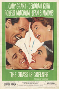 The Grass Is Greener movie poster print, vibrant design, 27x40 inches.