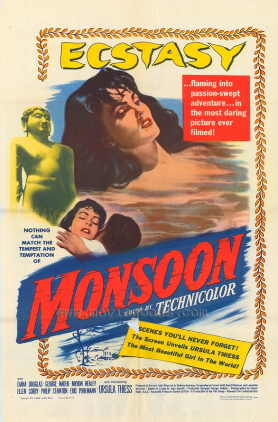 Monsoon Movie Poster Print showcasing vibrant visuals