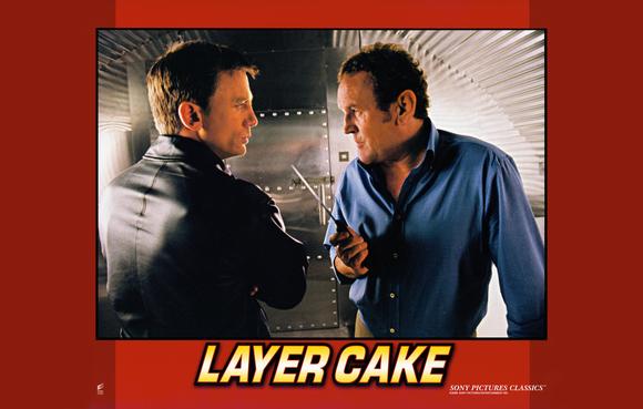 Layer Cake Movie Poster Print featuring iconic film design.