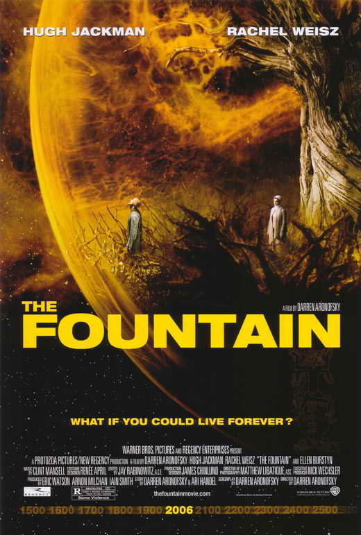 The Fountain Movie Poster Print showcasing captivating visuals.