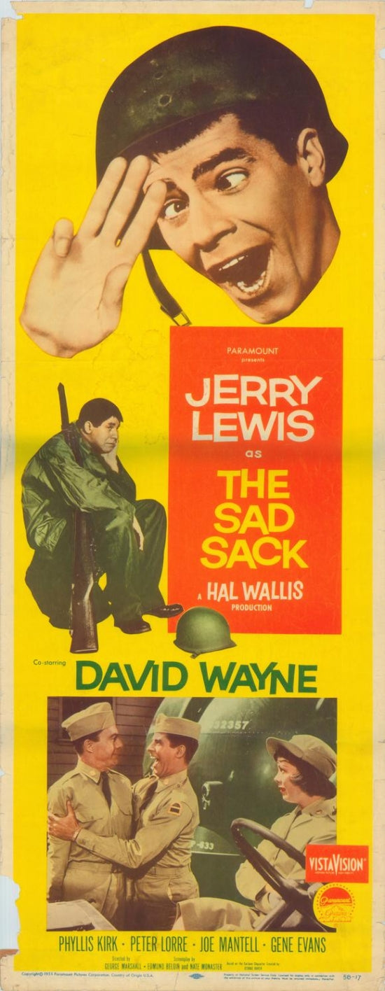 The Sad Sack Movie Poster Print showcasing classic cinema charm.