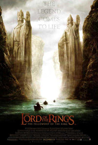 The Fellowship of the Ring Movie Poster Print showcasing the epic adventure theme.