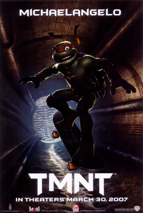 Teenage Mutant Ninja Turtles Movie Poster Print - 27 x 40