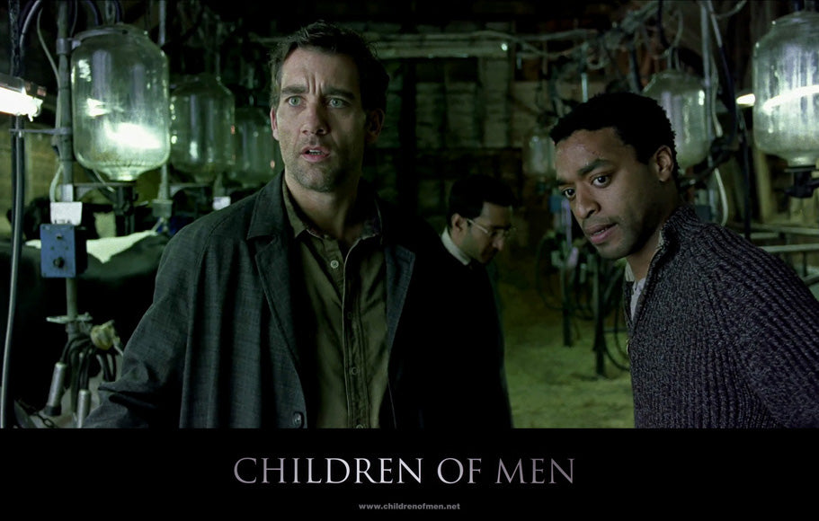 Children of Men Movie Poster Print showcasing a dystopian theme.
