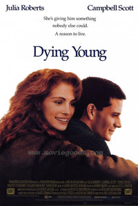 Dying Young Movie Poster Print featuring emotional design and vivid colors