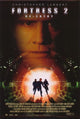 Fortress 2 Re-Entry Movie Poster showcasing dramatic sci-fi imagery.