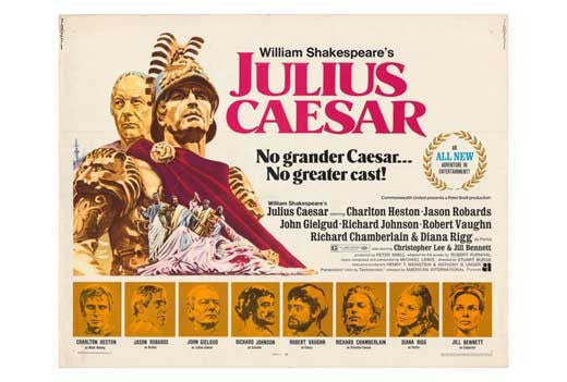 Julius Caesar Movie Poster Print (27 x 40) - Classic Cinema Art