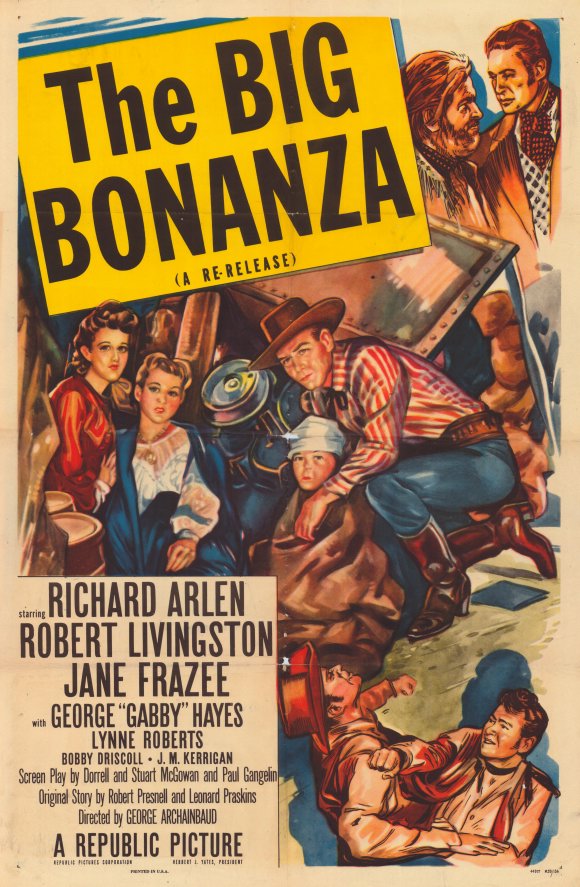 The Big Bonanza Movie Poster Print showcasing vibrant artwork.