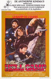 Hell Camp Movie Poster Print featuring vibrant colors and high-quality design.