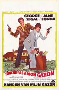 Fun with Dick and Jane Movie Poster Print featuring vibrant comedy artwork.