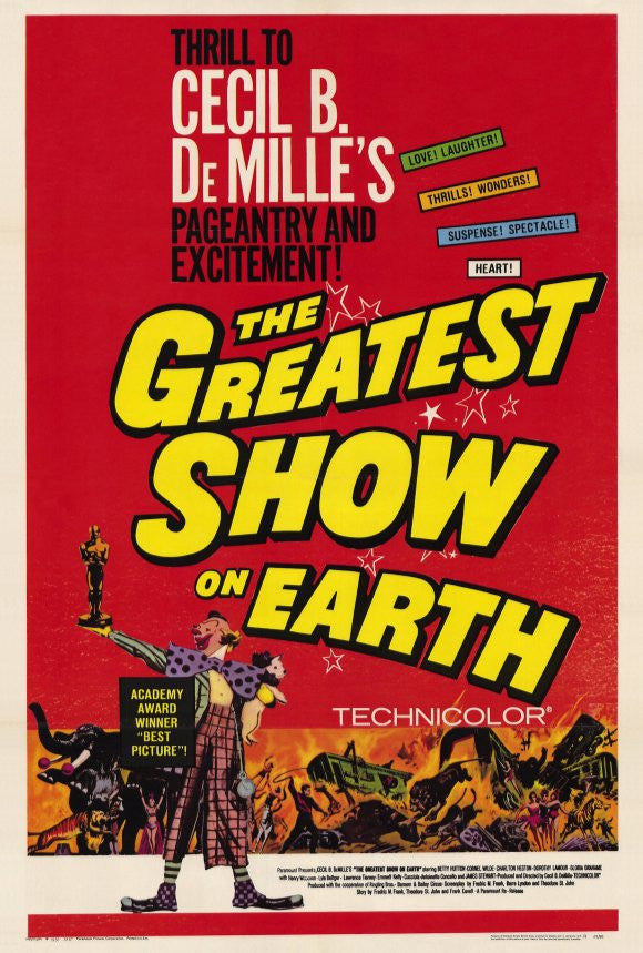 The Greatest Show on Earth Movie Poster Print - 27x40