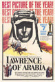 Lawrence of Arabia Movie Poster Print showcasing iconic film art.