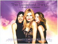The Sweetest Thing Movie Poster Print showcasing vibrant colors and comedy theme.