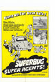 Superbug Super Agent Movie Poster Print featuring vibrant colors and dynamic design.
