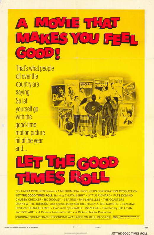 Let the Good Times Roll Movie Poster Print showcasing vibrant artwork.