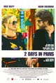 2 Days in Paris Movie Poster Print showcasing vibrant film artwork.