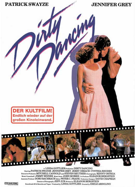 Dirty Dancing Movie Poster Print featuring iconic film imagery.