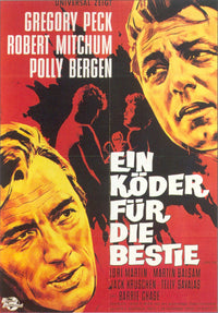 Cape Fear Movie Poster Print featuring dramatic film artwork.