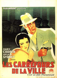 City Streets Movie Poster Print showcasing vibrant urban life.