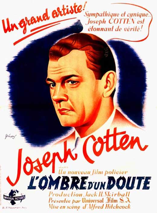 Shadow of a Doubt Movie Poster Print featuring classic film art.