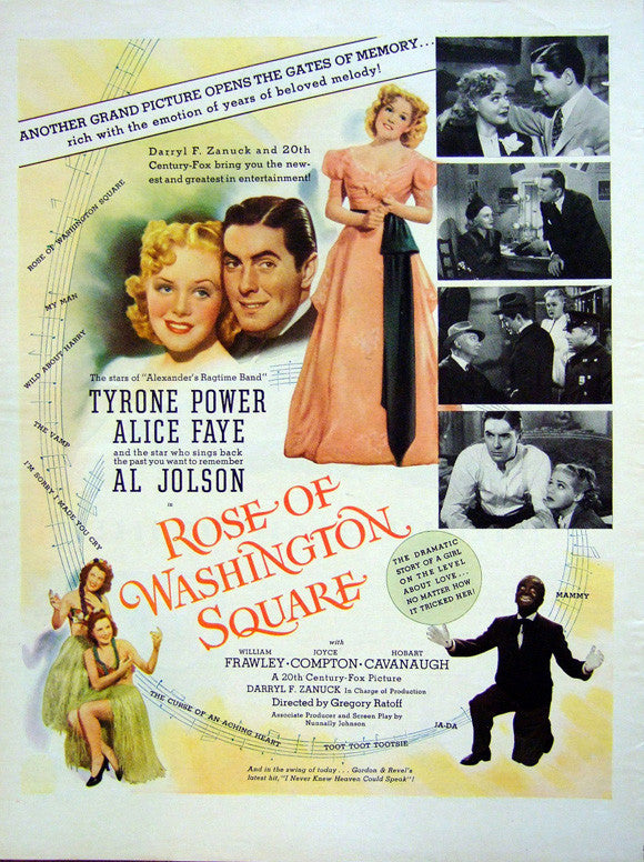 Rose of Washington Square Movie Poster Print 11x17