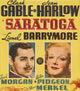 Saratoga Movie Poster Print showcasing classic film art.