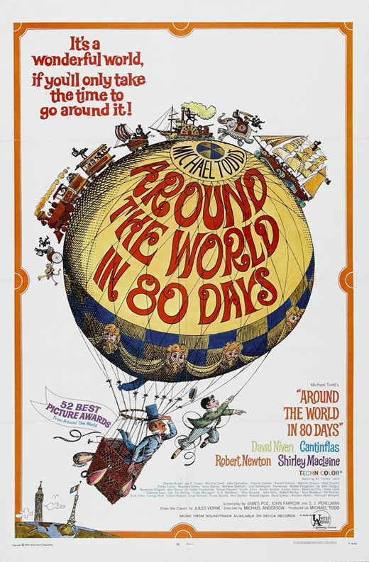 Around the World in 80 Days Movie Poster Print (11x17)