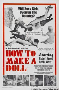 How to Make a Doll Movie Poster Print with playful design.