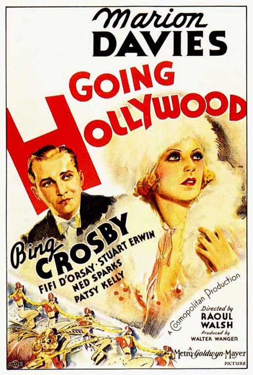 Going Hollywood Movie Poster Print showcasing classic cinema allure.