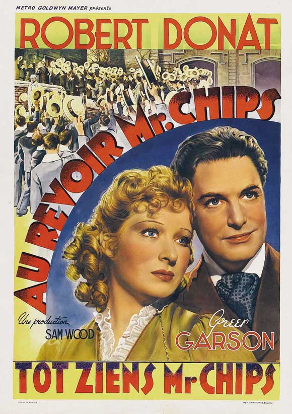 Goodbye Mr. Chips Movie Poster Print showcasing classic film art.