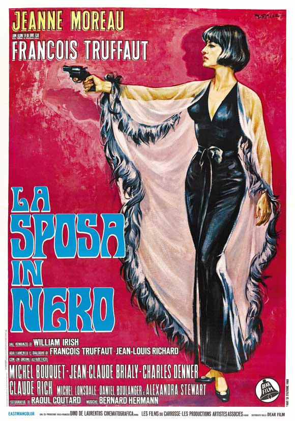 The Bride Wore Black Movie Poster Print showcasing a cinematic theme.