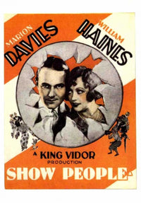 Show People Movie Poster Print showcasing classic cinema art.