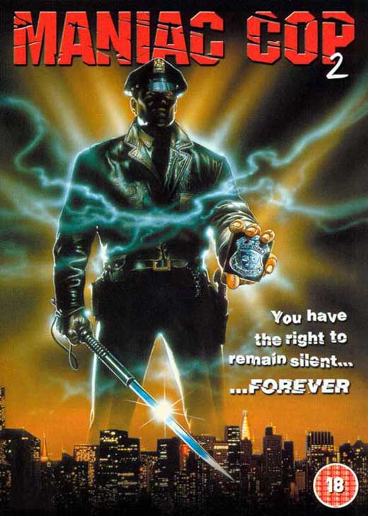 Maniac Cop 2 Movie Poster Print showcasing horror film art.
