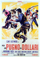 A Fistful of Dollars Movie Poster Print featuring iconic western imagery.