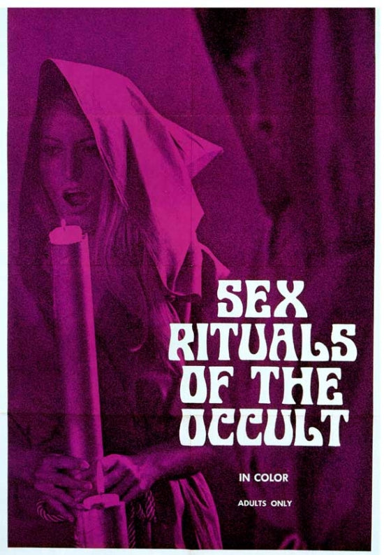 Sex Rituals of the Occult Movie Poster Print showcasing dark occult themes.