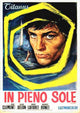 Purple Noon Movie Poster Print featuring classic film art.