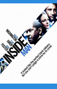 Inside Man Movie Poster Print showcasing thrilling cinematic art.